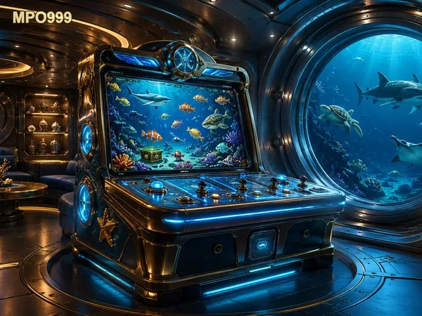 Pratinjau antarmuka Mega Fishing di mpo999 pada layar keempat